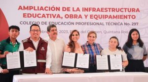Lili Campos a favor del fortalecimiento de la comunidad estudiantil en Playa del Carmen