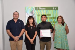 La FPMC inauguró la exposición pictórica “Mi Mundo Imperfecto”, del artista urbano Geovanni Córdova “Asteck”