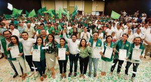 Convoca a la unidad Renan Sánchez Tajonar al rendir protesta como dirigente del partido verde en Quintana. Roo