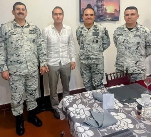 Diego Castañón le apuesta a la Seguridad y la Paz en Tulum con ayuda de la Guardia Nacional.