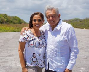Destaca Mara Lezama avances del salvamento arqueológico con el Presidente