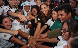 De la mano de los jóvenes vamos a transformar Quintana Roo: Mara Lezama