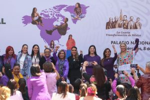Las mujeres trabajamos en la transformación del país: Mara Lezama