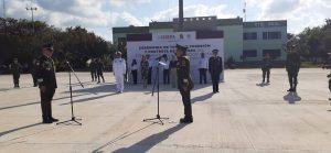 El General Luis Valentín Iglesias Solorzano tomo posesion cómo Comandante de la Guarnición Militar Cancún