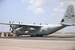 Llega a Mérida el ‘caza huracanes’ de la Fuerza Aérea de EE.UU