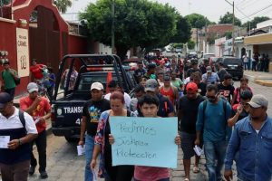 Nueva caravana migrante parte de Tapachula hacia el norte de México