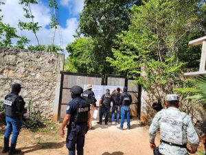Cumplimenta FGE Quintana Roo dos órdenes de cateo en predios ubicados en Tulum