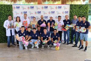 Entrega Inter Playa al DIF Solidaridad, juguetes recaudados