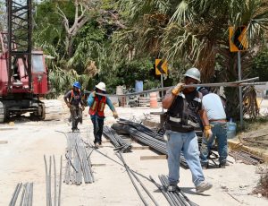 Obras con presupuesto histórico avanzan en Cancún