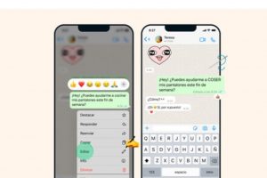 Ahora podrás editar tus mensajes enviados por WhatsApp