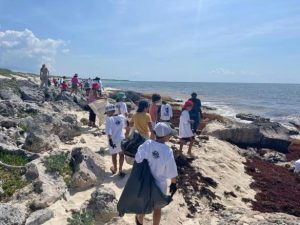 Voluntariado de la Fundación de Parques y Museos de Cozumel se suma a la protección de la tortuga marina
