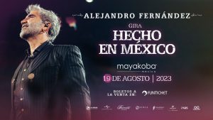 Alejandro Fernández ofrecerá espectacular concierto en Mayakoba, Riviera Maya este verano