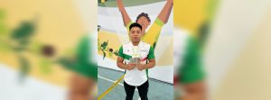 El atleta cozumeleño Darvin Pech conquistó tres medallas en Colombia