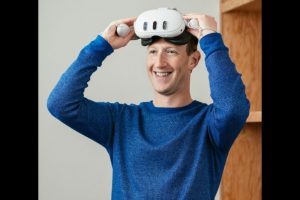 Presenta Mark Zuckerberg visor de realidad mixta «Meta Quest 3»