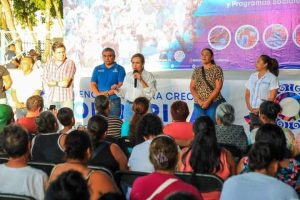 Lili Campos anuncia obras como nunca en Villas del Sol en Playa del Carmen