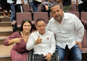 Jorge Sanén y jóvenes cancunenses participan en Foro Social de Derechos Humanos
