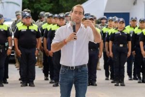 Diego Castañón Trejo anuncia nuevos estímulos para las y los policias de Tulum