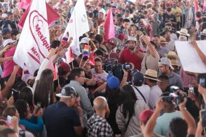 Se derrotaron años de prianismo y se hizo de la mano de una gran mujer: Desde Nezahualcóyotl Claudia Sheinbaum celebra la llegada de la 4T al Estado de México