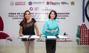 Conahcyt y Quintana Roo firman convenio de colaboración científica por el bienestar y desarrollo en el sureste