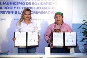 Firman convenio para erradicar la discriminación en Solidaridad