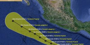 Ciclón tropical ‘Dos-E’ se forma frente a Oaxaca