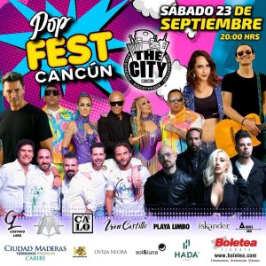 Cancún está listo para el primer festival Pop con los artistas más aclamados de los 90’s y 2000’s