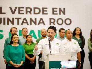 Refrenda el verde Quintana Roo su respaldo a #esclaudia: Renán Sánchez Tajonar
