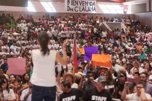 ‘’Queremos un México de iguales, donde todos nos veamos a los ojos’’: En Baja California Sur, Claudia Sheinbaum apuesta por una transformación de derechos