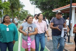 Ana Paty Peralta mejora Puerto Juárez para potencializar su desarrollo