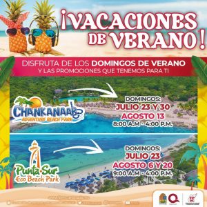 La Fundación de Parques y Museos de Cozumel abrirá Chankanaab y Punta Sur los domingos de vacaciones de verano