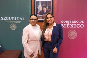 Trabajan Mara Lezama y Rosa Icela Rodríguez en la construcción de la paz