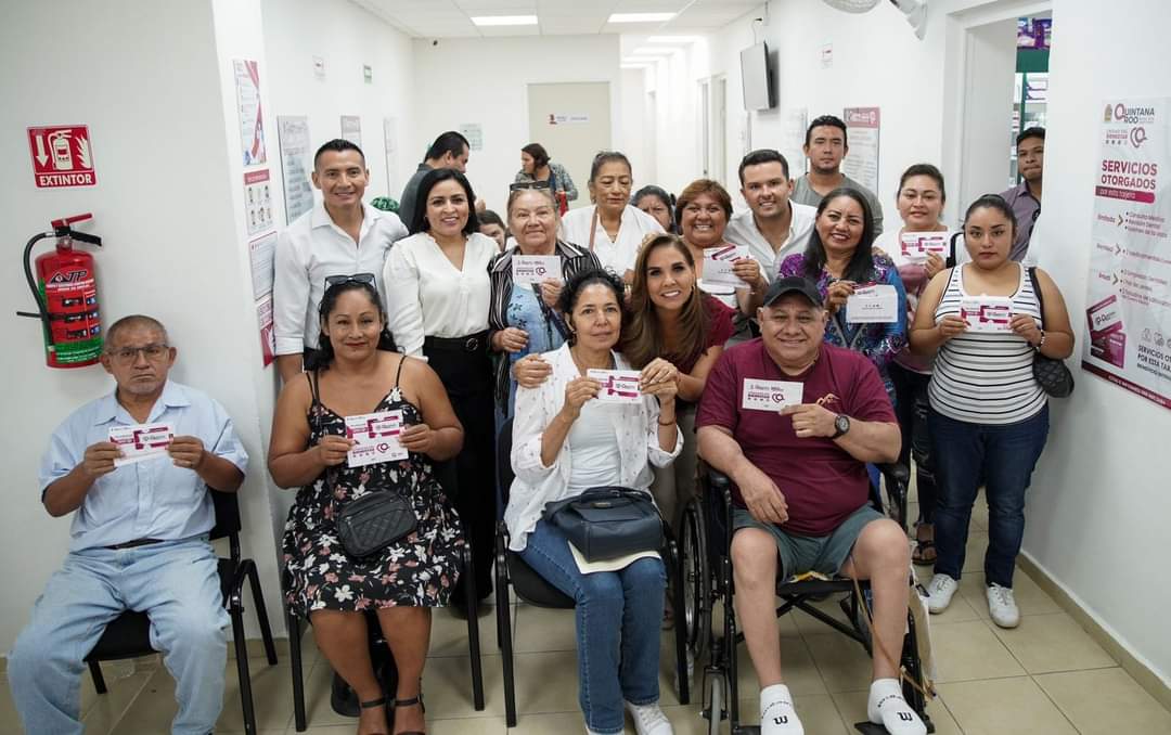 Con Unidad Médica del Bienestar en Puerto Morelos Mara Lezama acerca