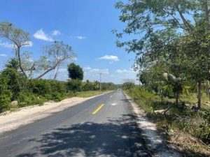 Concluyen trabajos de rehabilitación del camino de acceso de San Felipe Segundo en JMM