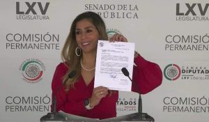 Marybel Villegas se postula para la presidencia del Senado con amplio respaldo de las y los legisladores
