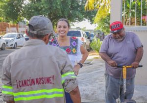 Trabaja Ana Paty Peralta por una ciudad limpia en Benito Juárez, desde la SM 220