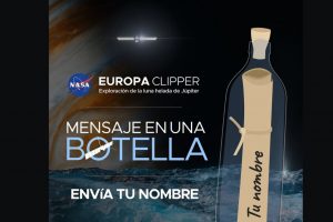 NASA transportará tu nombre a Júpiter en una botella