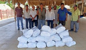 DIF Quintana Roo entrega despensas a más de 529 Dignatarios Mayas