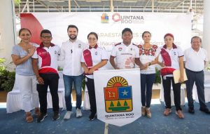 Atestigua Ana Paty Peralta la inauguración de los Juegos Paraestatales 2023