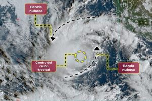 Tormenta Lidia causará lluvias «puntuales fuertes» en el noroeste y occidente de México