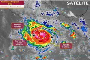 SMN prevé que Otis se convierta en huracán categoría 1 en próximas horas
