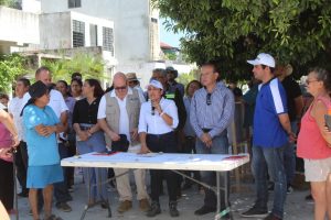 Trabajo en territorio para dar certeza a la obra en Puerto Morelos