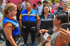Trabaja gobierno de Solidaridad en el desazolve de pozos: Lili Campos