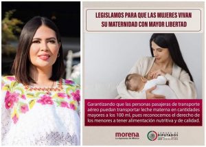 Incentiva Anahí González, la lactancia materna con reforma a la Ley de Salud