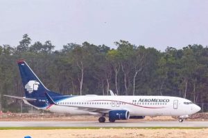Vuelo de prueba, aterriza Aeroméxico en el nuevo aeropuerto internacional de Tulum