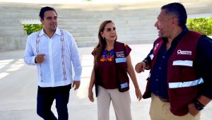 Anuncia Mara Lezama inversión de 15 millones de pesos para quinta etapa del Poliforum de la UT Cancún