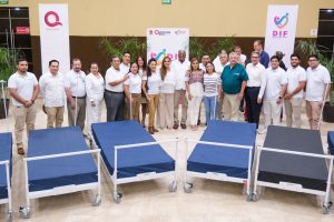 Agradece Mara Lezama donativo de 150 camas hospitalarias y 150 colchones para servicios hospitalarios en Quintana Roo