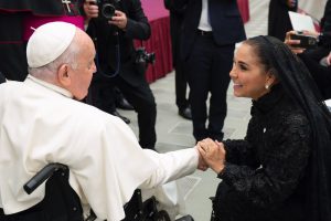 Sostiene la gobernadora Mara Lezama encuentro con el Papa Francisco