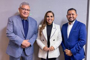 Para fortalecer el impulso a la educación Mara Lezama se reúne con líder del SNTE
