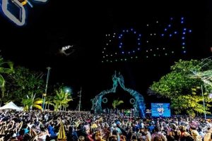Reciben solidarenses y visitantes Año Nuevo en Portal Maya