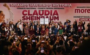 Por unanimidad el Consejo Nacional de Morena declara a Claudia Sheinbaum candidata a la presidencia de México